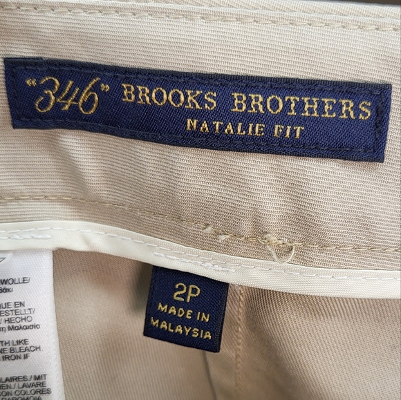 Brooks Brothers 346 Natalie Fit Pants size 2 Pitet - Picture 5 of 8